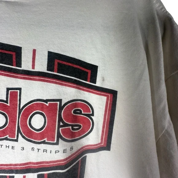 Adidas Vintage 90s Soccer T-Shirt Large - Picture 4 of 9